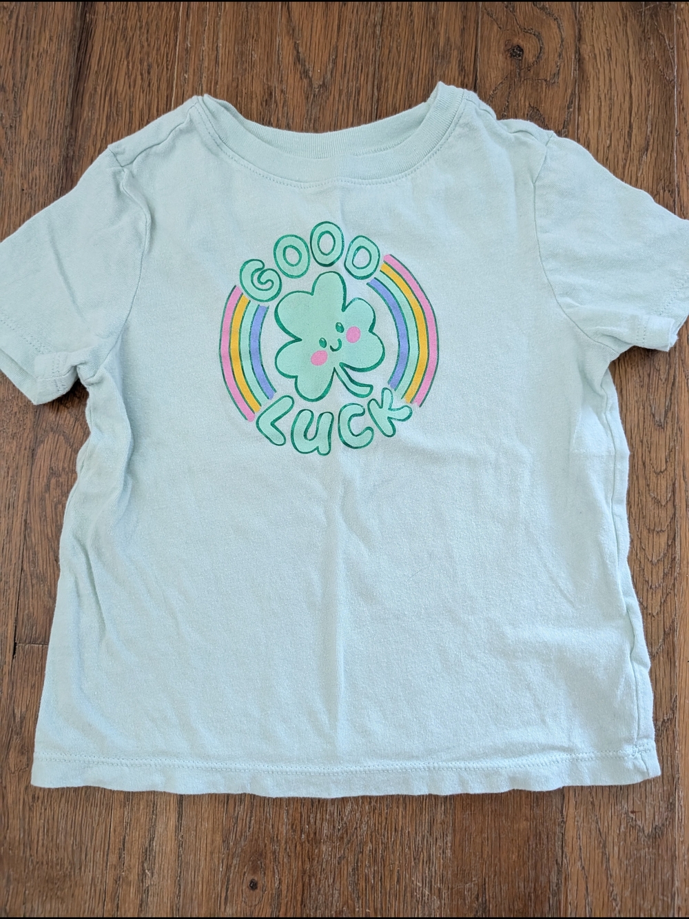 Old Navy St. Patrick's Day Graphic Short Sleeve Shirt 3T